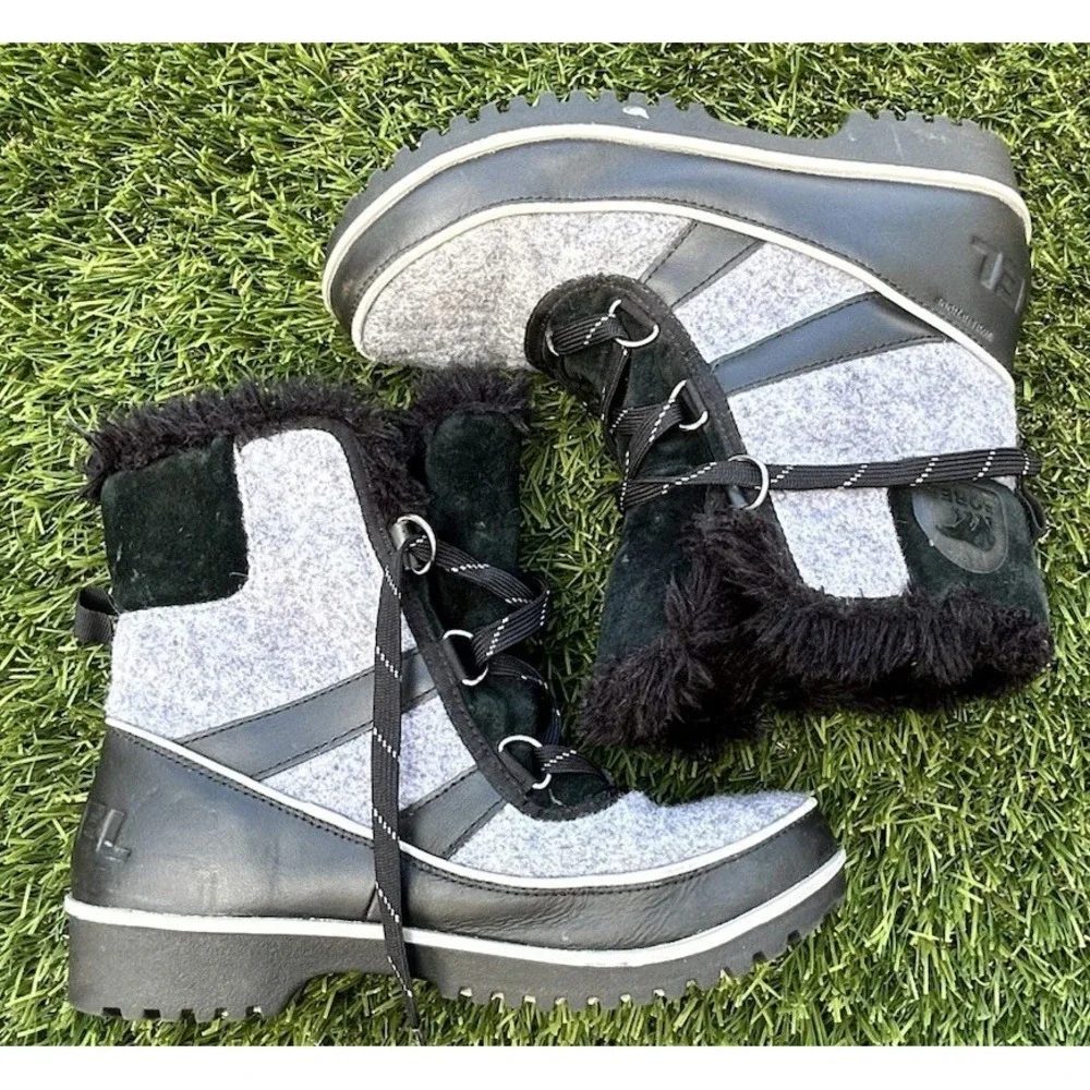 Sorel Women's Tivoli II Lace Up Booties SZ 7‎